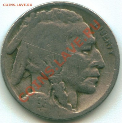 W96 США 5¢ 1936 Buffalo Nickel до 04.03 в 22°° - W96 USA Buffalo 1936_2