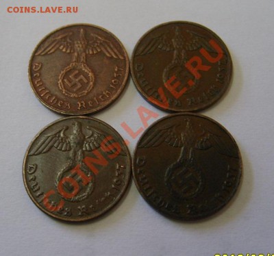 3-Й РЕЙХ,ГЕРМАНИЯ 1 РЕЙХСПФЕННИГ 1937 :A+D+E+F - S6000479.JPG