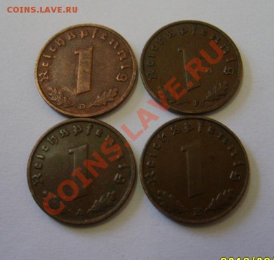 3-Й РЕЙХ,ГЕРМАНИЯ 1 РЕЙХСПФЕННИГ 1937 :A+D+E+F - S6000478.JPG
