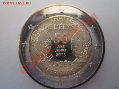 Германия 2 евро 2013 "Елисейский договор" - IMG_0208