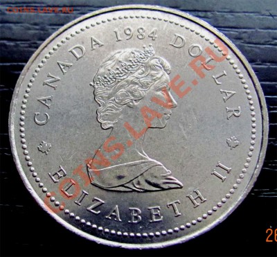 W97 Канада 1$ 1984 Jacques Cartier UNC до 04.03 в 22°° - W97 1$ 1984 Jacques_2