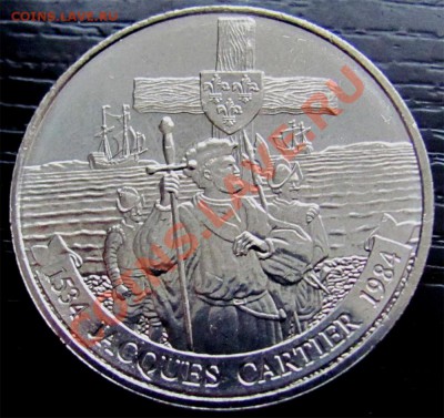 W97 Канада 1$ 1984 Jacques Cartier UNC до 04.03 в 22°° - W97 1$ 1984 Jacques_1