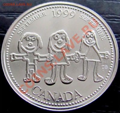 X02 Канада 25¢ 1999 Сентябрь до 04.03 в 22°° - X02 25c 1999 September_1