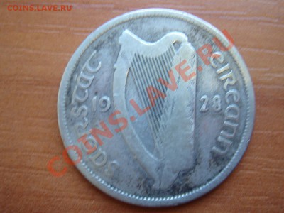 2 кроны до 04.03.13, 22-00 - Ирландия полукрона 1928-2.JPG