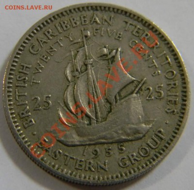 25 центов Британские карибы 1955г. - DSCN4815_thumb