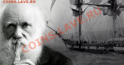 К 200 летию Дарвина,была создана копия корабля «Бигль» ,реклама. - копия