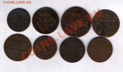 Медные монеты Германии, 18 век, прошу оценить - медь 2