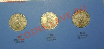 ВЕЛИКОБРИТАНИЯ - 10 шиллингов 1947-1951 - Альбом -до 5 марта - 200