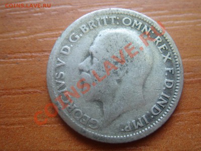 Великобритания: Ag-500 6 пенсов 1929 Георг 5 до 06.03 22 - 6 пенсов 1929-2.JPG