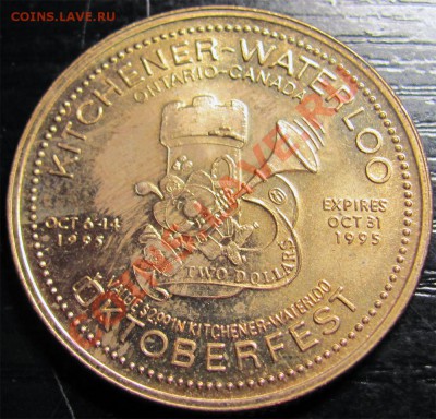 X08 Канада Торговый доллар 1$ Oktoberfest 1995 06.03 в 22°° - X08 Oktoberfest 1995_1