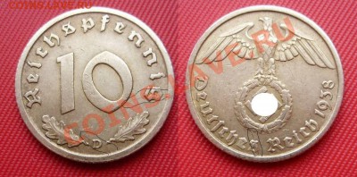 10 пфеннигов 1938. Брак? Оценка. - 71