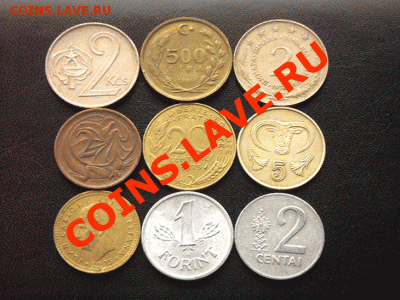 54 разные монеты. Окончание 1 марта в 22.00мск - 4633