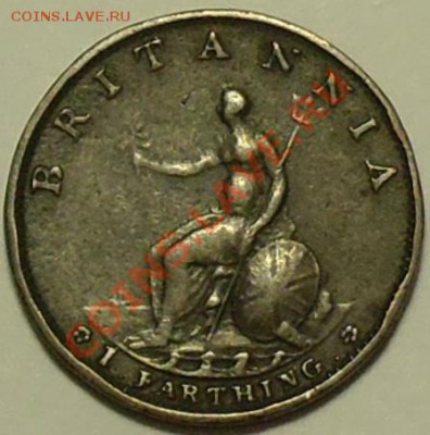 ВЕЛИКОБРИТАНИЯ - Фартинг 1799 - Георг III - до 7 марта - 263