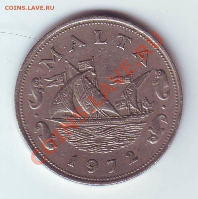 Мальта.10 Центов.1972.Корабль. до 7 Марта. в 22.00 мск - 19720001.JPG