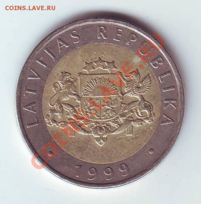 Латвия. 2 Лата. 1999.Биметалл.Корова до 7 Марта в 22.00 мск - 1999.JPG