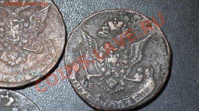 Пятаки -- 1761, 1768 ЕМ, 1778 ЕМ, 1786 ЕМ, 1790 АМ, 1795 КМ - пятаки5