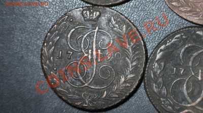 Пятаки -- 1761, 1768 ЕМ, 1778 ЕМ, 1786 ЕМ, 1790 АМ, 1795 КМ - пятаки12