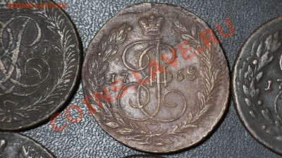 Пятаки -- 1761, 1768 ЕМ, 1778 ЕМ, 1786 ЕМ, 1790 АМ, 1795 КМ - пятаки10