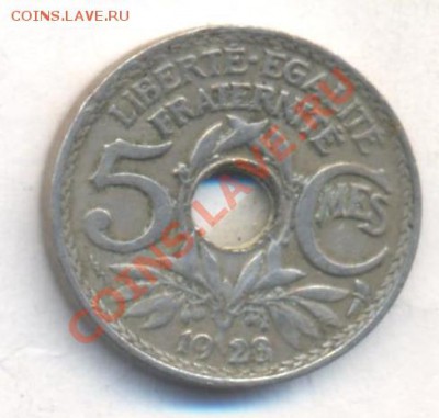 Франция 5 сантимов 1923 г.До 4.03.13 г. 22-00 МСК. - 23