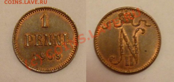 1 пенни 1909 лот2 - штемпельная - до 17.11 22:00 - 1penny-1909-lot2.JPG