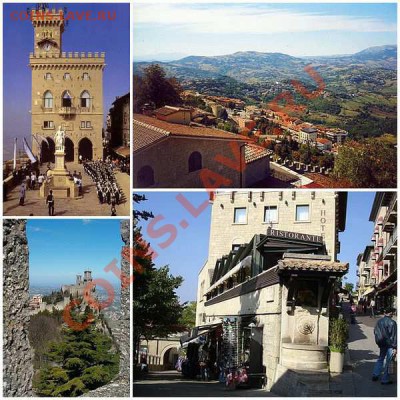 Города на монетах - Collage_San_Marino