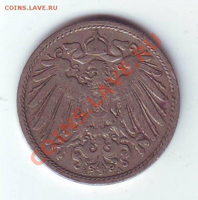 Германия.10 Пфеннигов.1901.А. до 8 Марта в 22.00 мск - 19010001.JPG