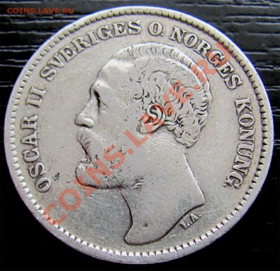 X21 Ag Швеция 2 кроны 1878 до 09.03 в 22°° - X21 2 kr 1878_1