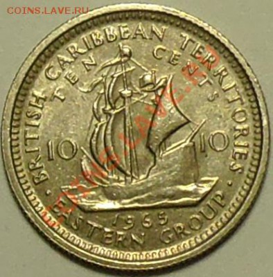 БРИТАНСКИЕ КАРИБЫ - 10 центов 1965 - до 9 марта - 417