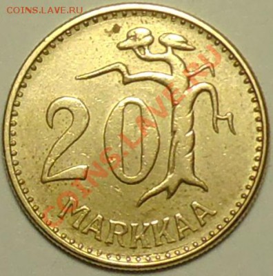 ФИНЛЯНДИЯ - 20 марок 1954 - до 9 марта - 316