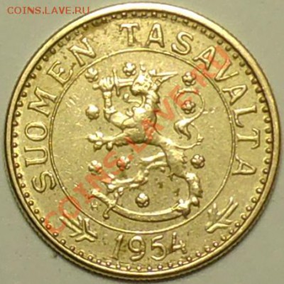 ФИНЛЯНДИЯ - 20 марок 1954 - до 9 марта - 318