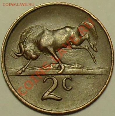 ЮАР - 2 цента 1965 - до 9 марта - 384