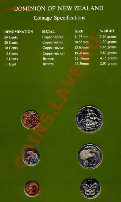 Серия "Coins of all nations" - New Zealand - New Zeeland2