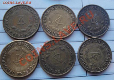 ГДР 20 pf  6 шт 1969-73-84 гг   до  9.3  в 22-00 мск - 3.3.13 жетоны  журналы 051.JPG