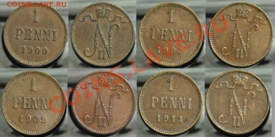 ЛОТ - 1 пенни(8шт)+25п1916+50п1916 -до 06-03-13 в 22-00- - Самара_пенни_1