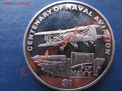 1 д. Британские Виргинские о. 2009г(самолёт)до 07.03. в 22°° - 1 доллар Брит.Виргинские о. 2005г .JPG