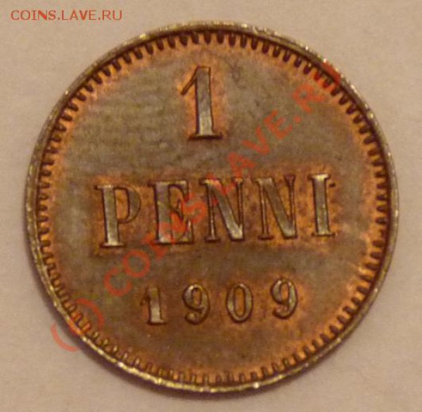 1 пенни 1909 лот2 - штемпельная - до 17.11 22:00 - 1penny-1909-lot2-rev.JPG