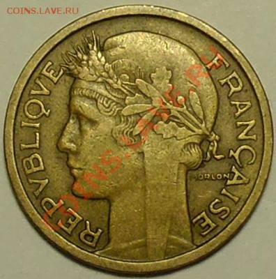 ФРАНЦИЯ - 1 франк 1937 - до 10 марта - 344