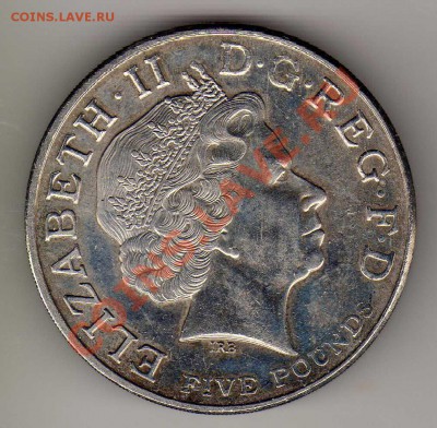 Великобритания 5 фунтов 2006 Юбилей до 11.03-22ч (4628) - img557