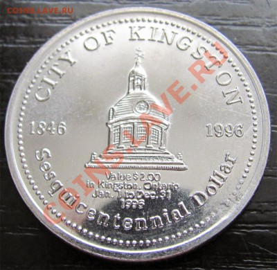 X24 Канада Торг.доллар $2 Kingston 1996 10.03 в 22°° - X24 City of Kingston $2 1996_1