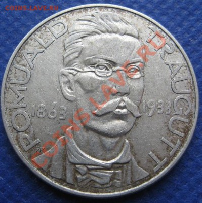 Польша 10 злотых 1933. Траугут. - image