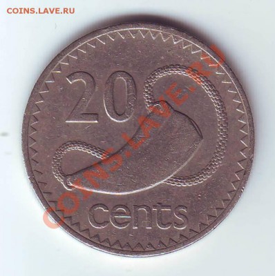 Фиджи.20 Центов.1987.Амулет. до 11 Марта. в 22.00 мск - 19870005.JPG