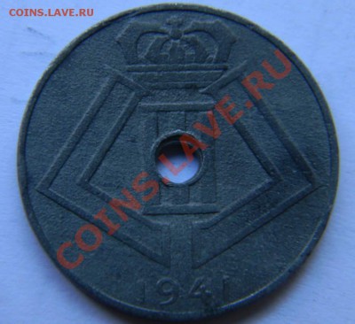 10 центов Бельгия цинк 1941г. - DSCN4925_thumb