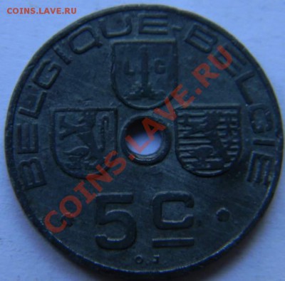 5 центов Бельгия цинк 1941г. - DSCN4938_thumb