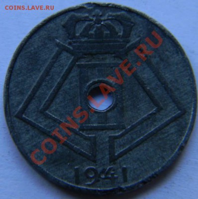 5 центов Бельгия цинк 1941г. - DSCN4939_thumb