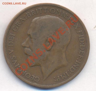 Великобритания пенни 1921 г.До 7.03.13 г. 22-00 МСК . - 21 1