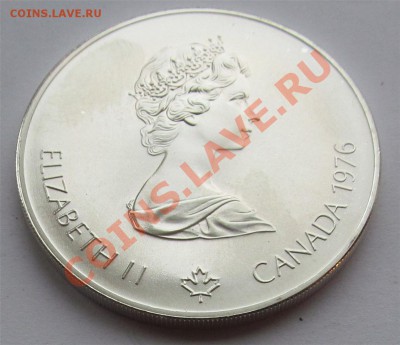 Канада: Ag-925 5$ Олимпиада Монреаль 1976 до 11.03.13, 22-00 - Канада 5 долларов-2