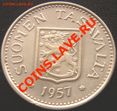 Финляндия_100 марок 1957; Ag_чеканный блеск; до 06.03_22.12м - 4688