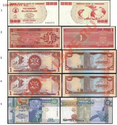 ИНОСТРАННЫЕ БОНЫ UNC (ПРЕСС) - a