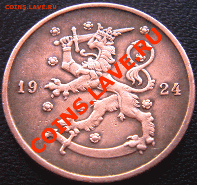 Финляндия_10 пенни 1924, качество; до 7 марта в 22.09мск - 4684
