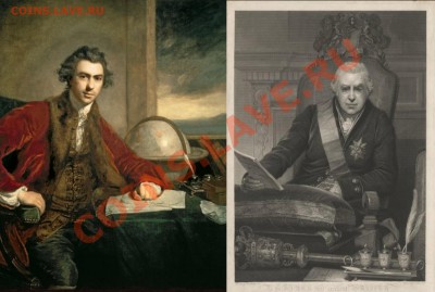 Сэр Джо́зеф Банкс ( 13 февраля 1743, Хорнкасл, Линкольншир, Англия — 19 июня 1820, Лондон, Англия) — английский натуралист, ботаник, баронет. Президент Королевского общества (1778—1820). Рыцарь Большого креста ордена Бани. В 1768—1771 годах Банкс сопровождал Джеймса Кука во время его первого кругосветного путешествия на Индеворе.30 ноября 1778 года Банкс был избран президентом Королевского общества; в этой должности он состоял почти 42 года, направляя курс британской науки в конце XVIII и начале XIX века. Банкс посылал английских путешественников и учёных в разные уголки мира, щедро финансируя исследования. Он распорядился послать Джорджа Ванкувера на северо-восток Тихого океана, Аллана Каннингема в Бразилию, а затем и на север и северо-запад Австралии — для сбора гербариев, Уильяма Блая — перевезти хлебное дерево с южных тихоокеанских островов на Антильские. Банкс поддержал (в том числе и деньгами) Уильяма Смита в его долгих усилиях создать геологическую карту Англии — первую в истории геологическую карту целой страны. Каждый английский корабль, возвращавшийся на родину из Австралии, по требованию Банкса вёз образцы растений, животных или минералов, которые в Англии подвергали всестороннему исследованию. Дом в Сохо, где он жил, в то время был широко открыт для учёных и студентов: он был как бы библиотекарем и хранителем при своих коллекциях.В 1788 году Банкс основал в Лондоне Ассоциацию по продвижению открытия внутренних областей Африки,и многие учёные, совершившие свои путешествия в Африку под патронатом Ассоциации, многим обязаны Банксу. В 1799 году Бэнкс совместно с графом Румфордом и другими членами Королевского общества основали лондонский Королевский институт , как базу для совместных исследований учёных и их преподавательской деятельности. - Joseph Banks.JPG